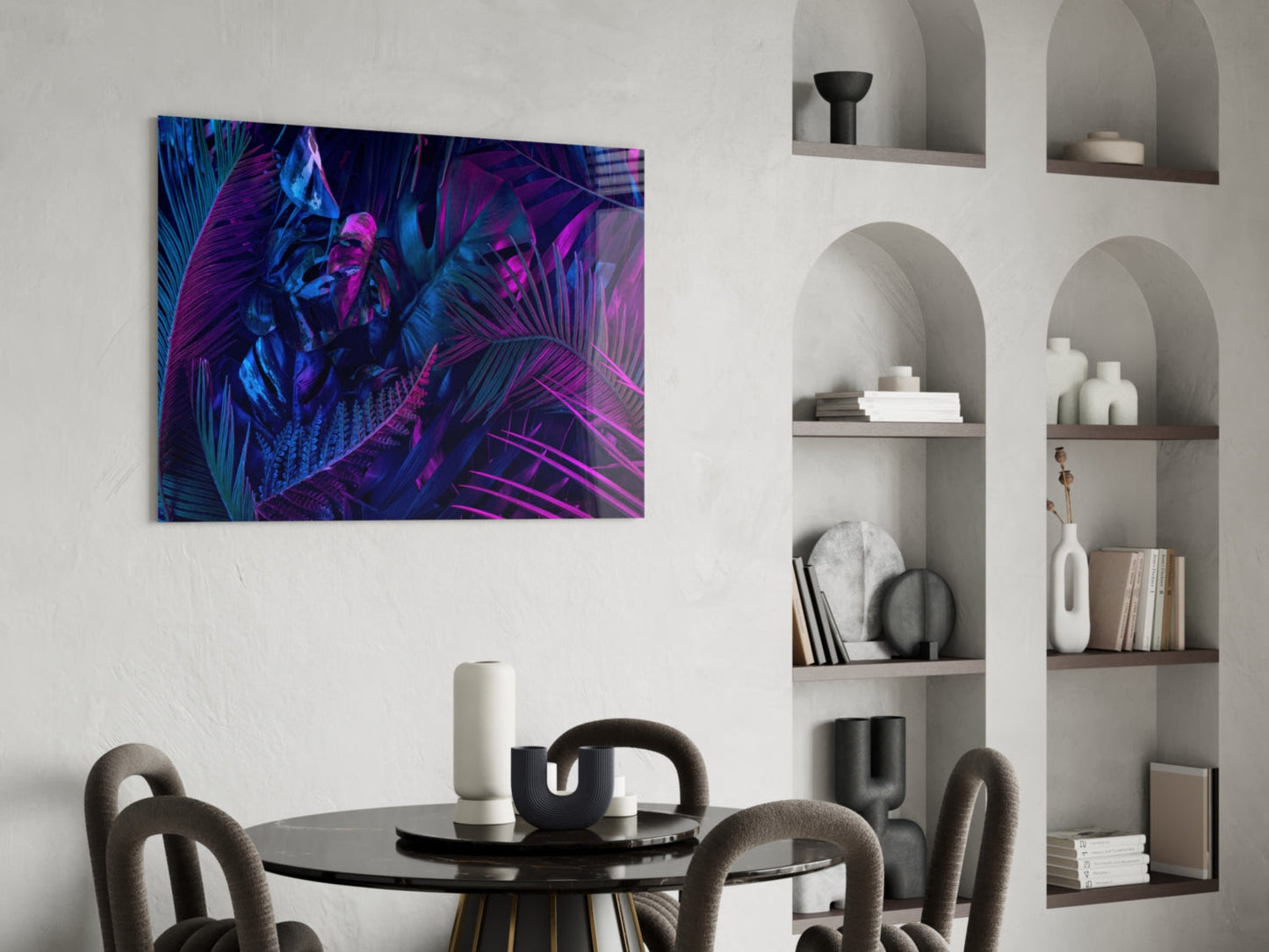 Abstract Art Glass Wall Art