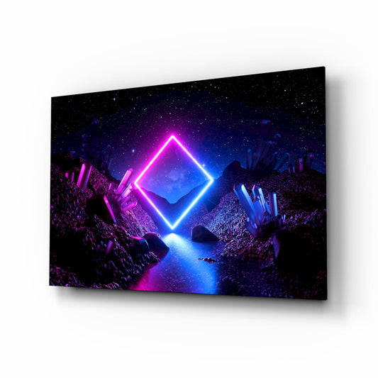 Abstract Art Glass Wall Art