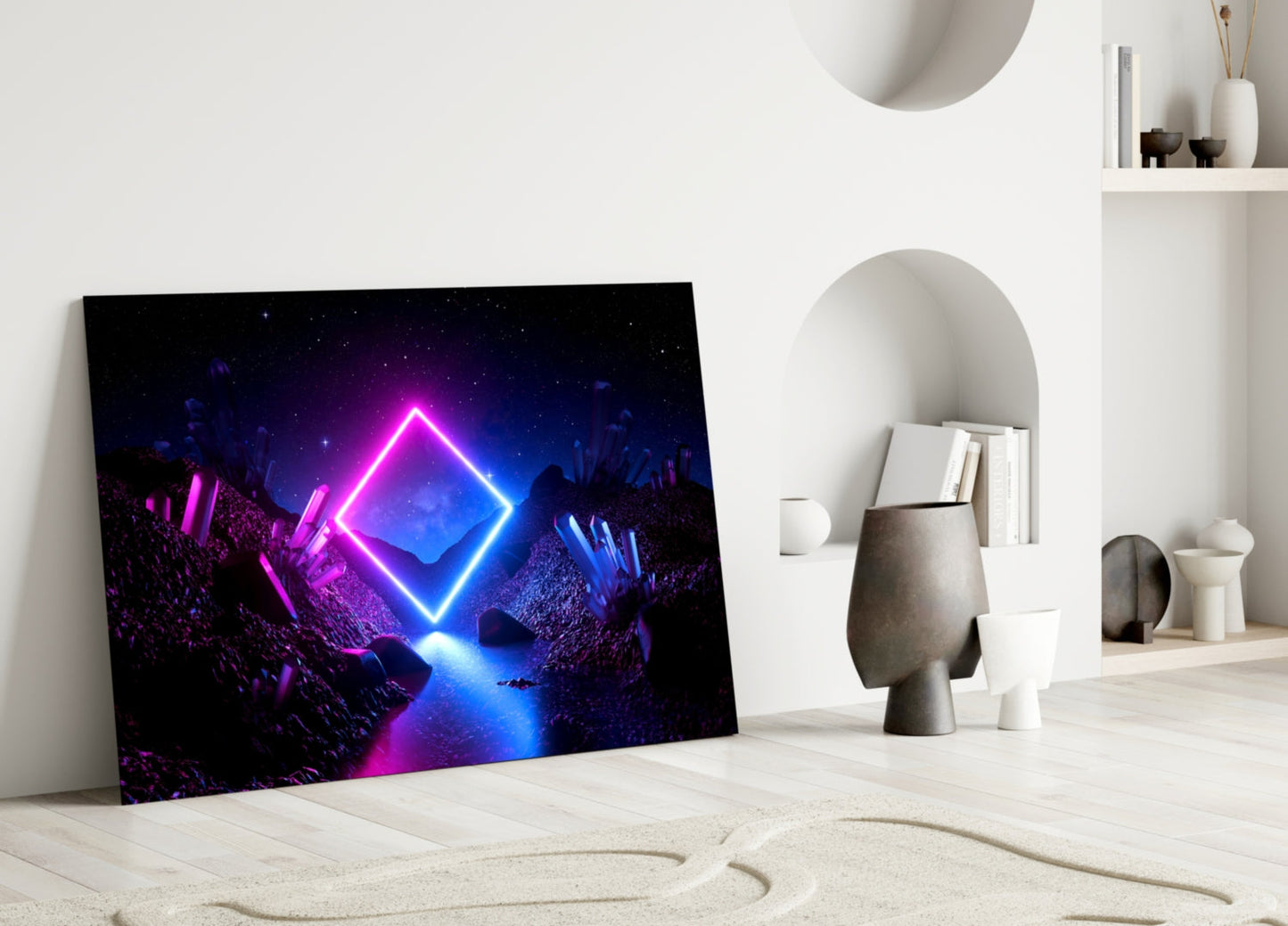 Abstract Art Glass Wall Art