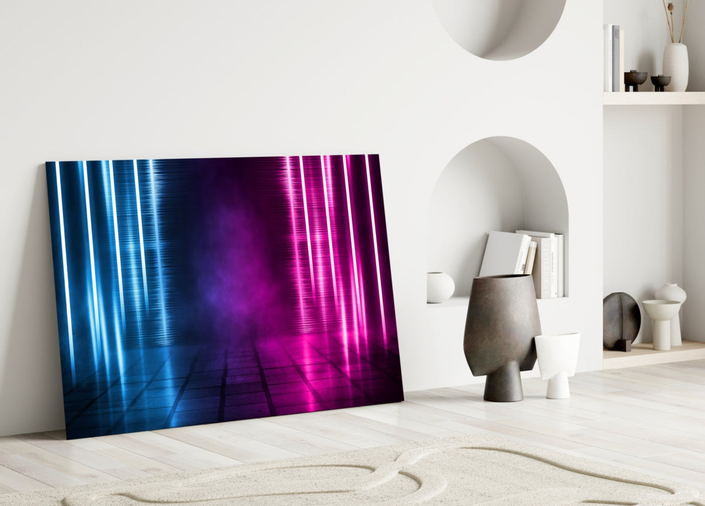 Abstract Art Glass Wall Art