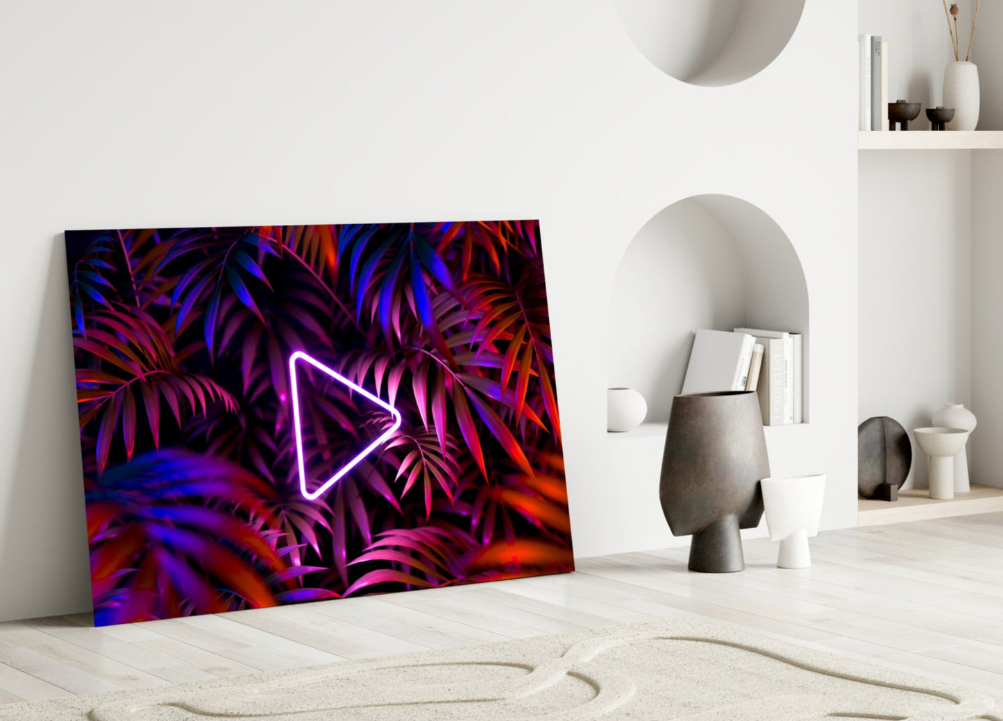 Abstract Art Glass Wall Art