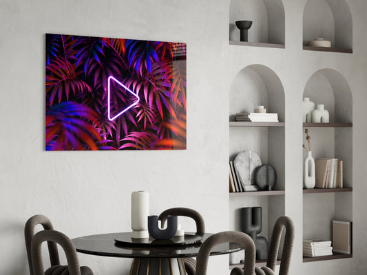 Abstract Art Glass Wall Art