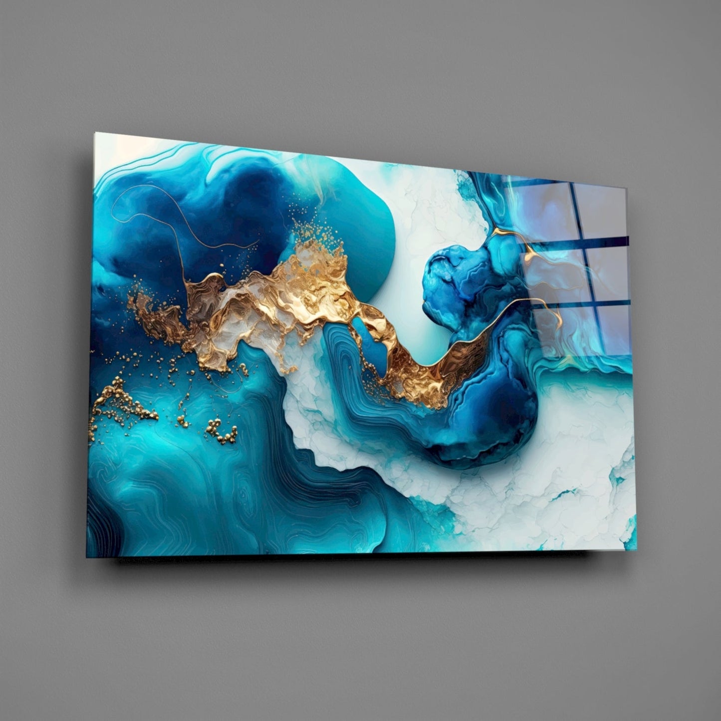 Abstract Art Glass Wall Art