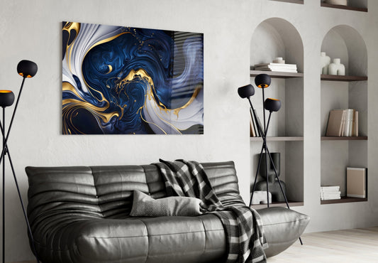 Abstract Art Glass Wall Art