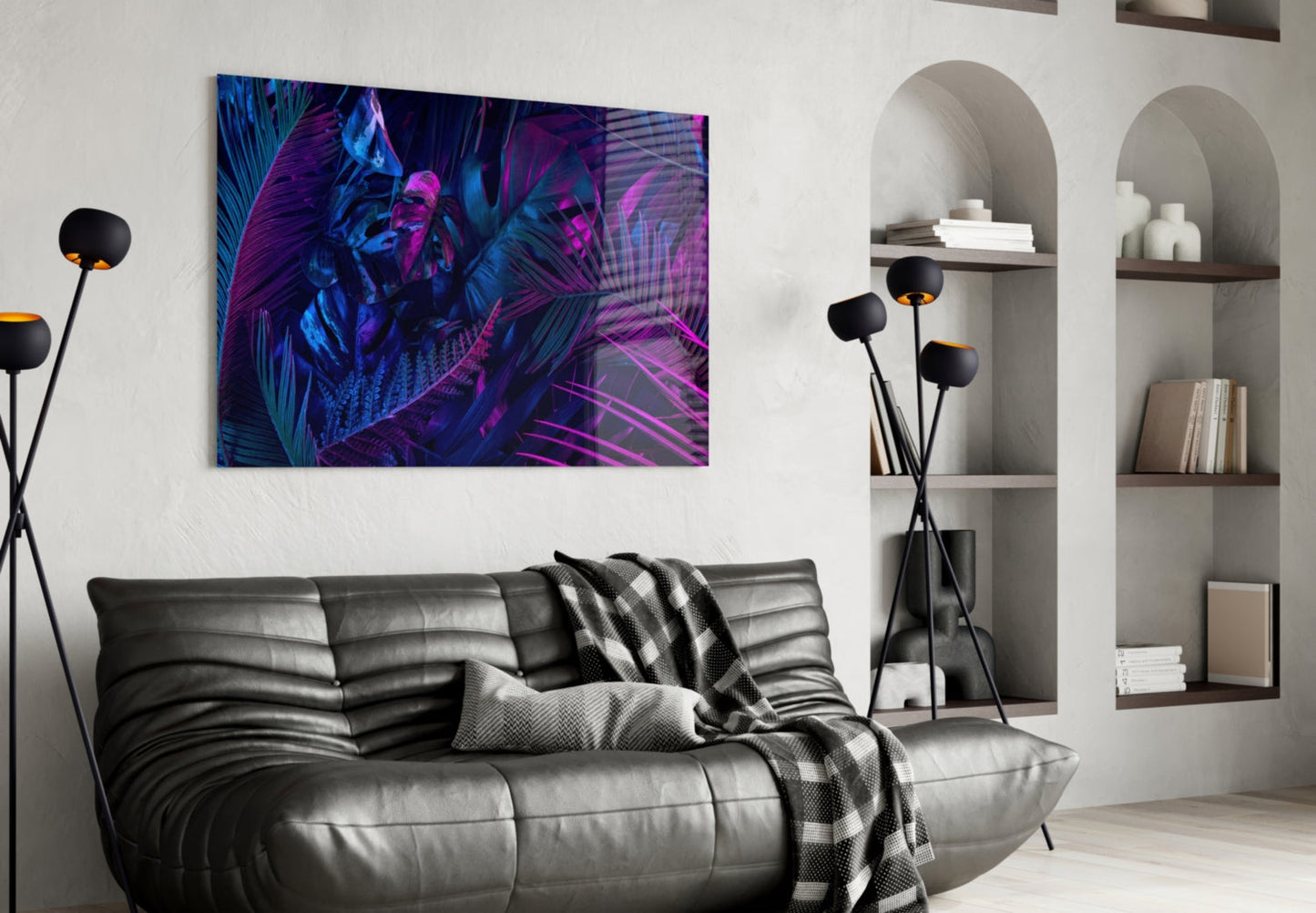 Abstract Art Glass Wall Art